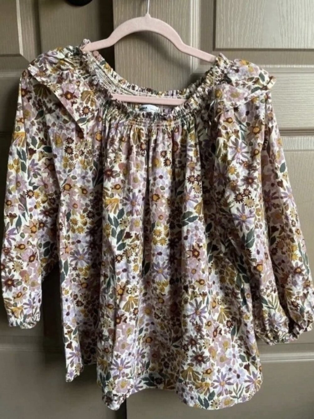 Long sleeves top blouse woman size XXL